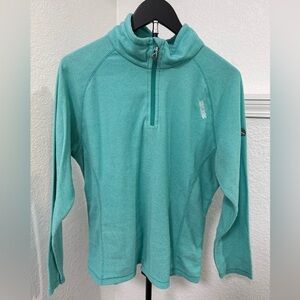 Regatta Teal Quarter-Zip Pullover